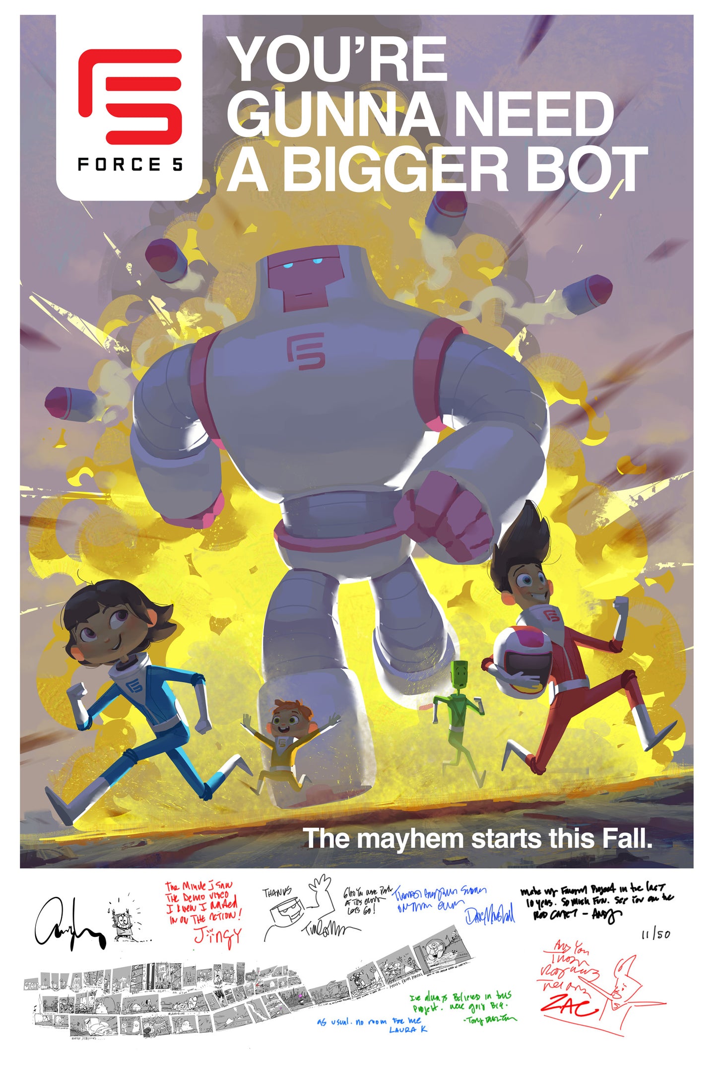 Exclusive Film Festival Crew Signed Poster