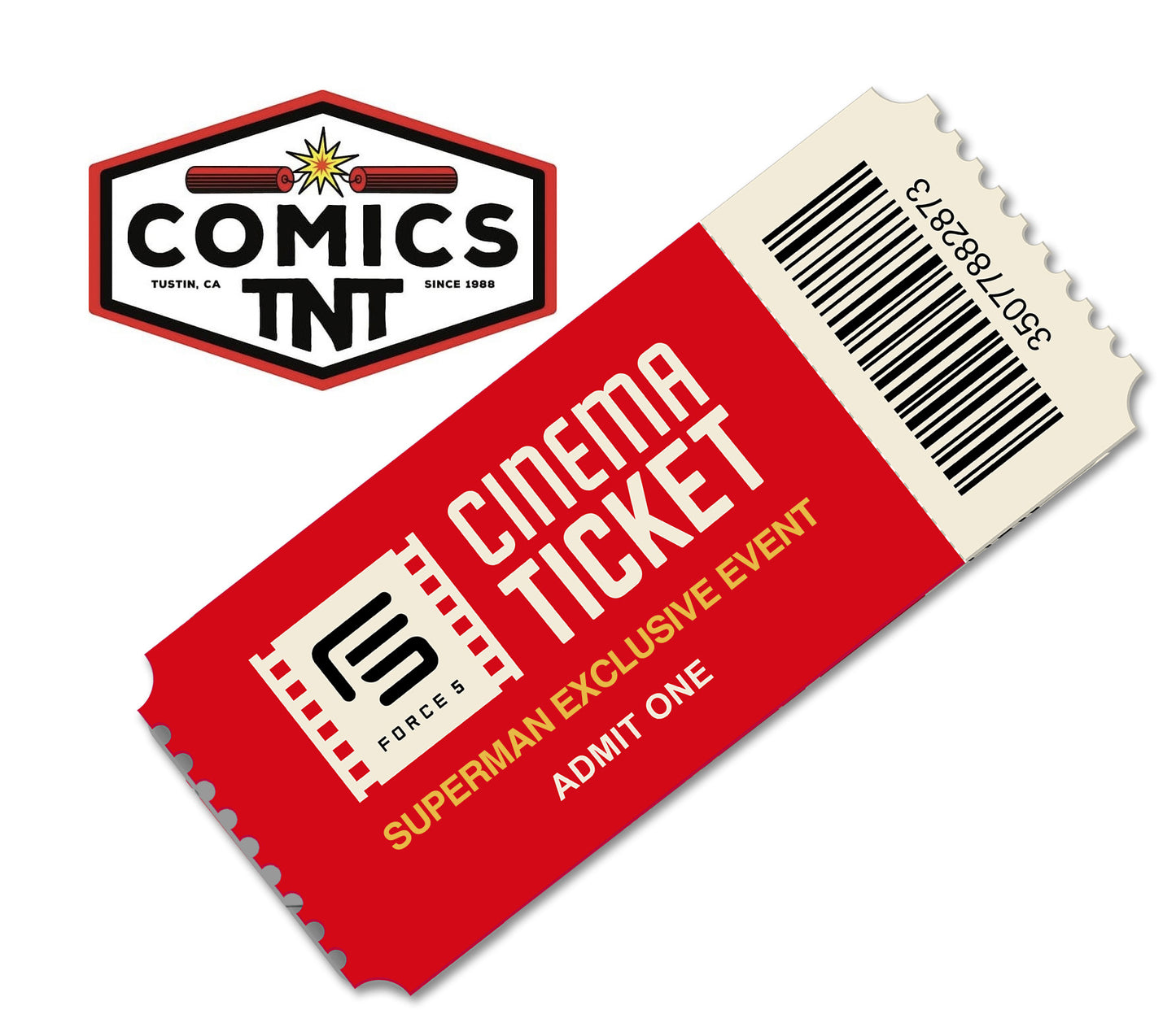 General Admission Ticket - WITHOUT Superman figure donated by TNT